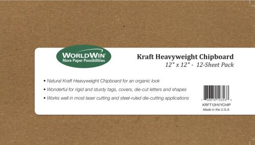WRW Kraft Heavyweight Chipboard 12 x 12