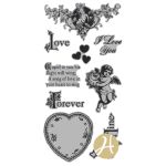 G45 Cling Mounted Stamps - Sweet Sentiments #2 Love