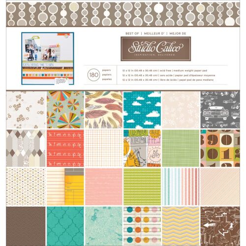 AMC Paper Pad 12"x12" - Best of Studio Calico