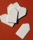 SRH 12 Stück Tags/Label Weiss 40x70 mm
