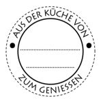 RYH Holzstempel rund - Aus der Küche von