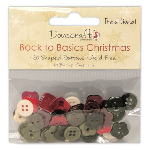 DVC Knöpfe - Back to Basics Christmas Traditional