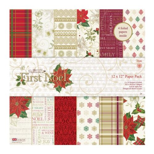 DOC Paper Pack 12"x12"-  First Noel