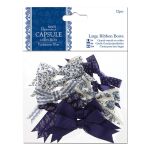 DOC Ribbon Bows - Parisienne Blue Large