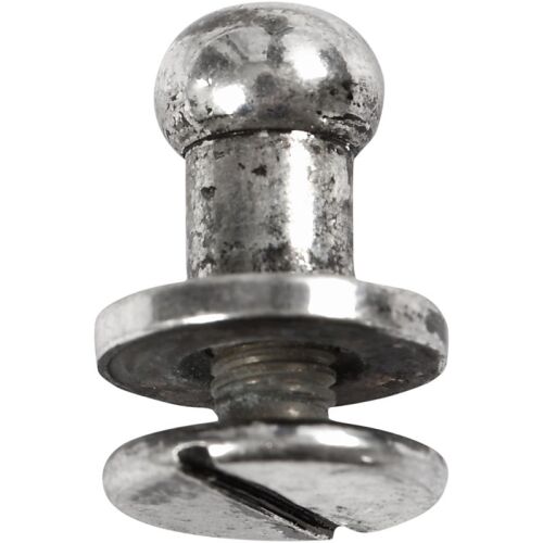 CCH Metal Art - Kopfnieten Silber mit Schraube