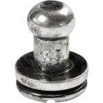 CCH Metal Art - Kopfnieten Silber mit Schraube