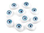 STK Embellishment - Blaue Augen 6x8 mm