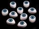 STK Embellishment - Blaue Augen 8x11 mm