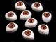 STK Embellishment - Braune Augen 8x11 mm