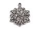 STK Embellishment - Charm Blüte Silber