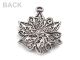 STK Embellishment - Charm Blüte Silber