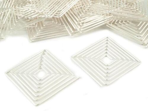 STK Paperclips Square Silber