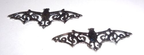 AEX Charm - Fledermaus Silber