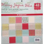MYM Paper Pad 12x12" - Be Merry