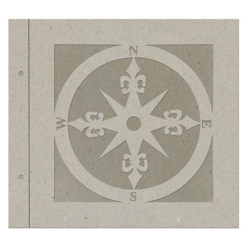 FBS Chipboard Album - Compass