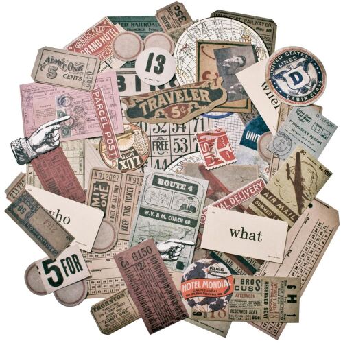 THZ Tim Holtz Ephemera - Expedition