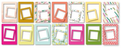 PRM Instascrap Frames 3x4" & 2"x2"