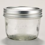 LWC Einmachglas/Kerr Wide Mouth Mason Jar 1/2 Pint