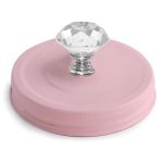 CCR Show Toppers Knob & Lid Pink für Wide Mouth...