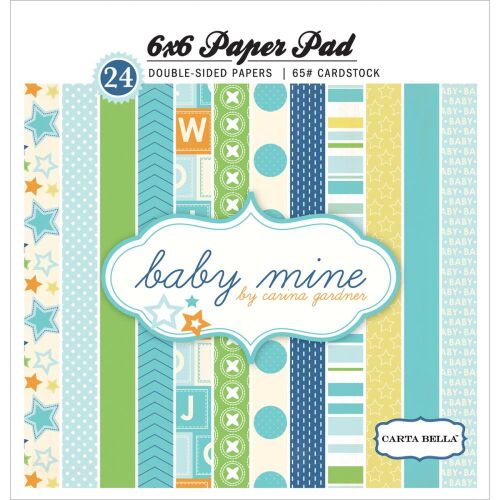 CTB Paper Pad 6x6" - Baby Mine Boy