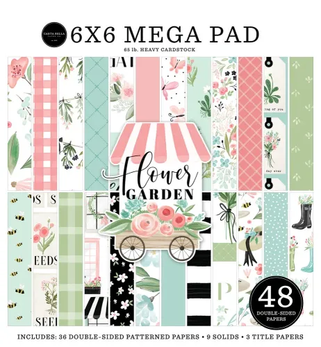 CTB Paper Pad 6x6" - Mega Pad Flower Garden