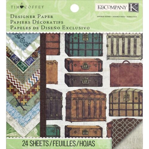 K & Company Paper Pad 6x6- TC Travel