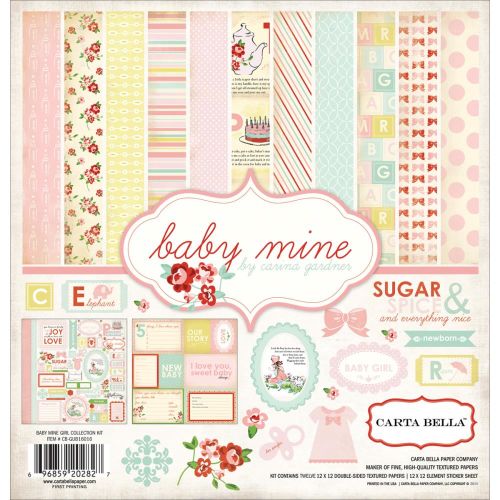 CTB Paper Pack 12x12" - Collection Kit Baby Mine Girl
