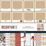TCL Paper Pack 12"x12" - Hello my Name is