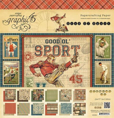 G45 Paper Pad 12 x 12 - Good Ol Sport
