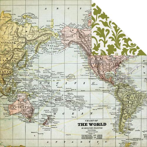ECP Cardstock - Getaway Map