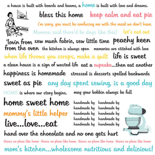 LYB Rub-Ons 12x12 - Domestic Bliss