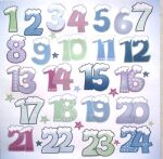 RYH Die-Cuts - Adventskalender-Zahlen