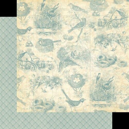 G45 Cardstock - Botanical Tea Birds of a feather