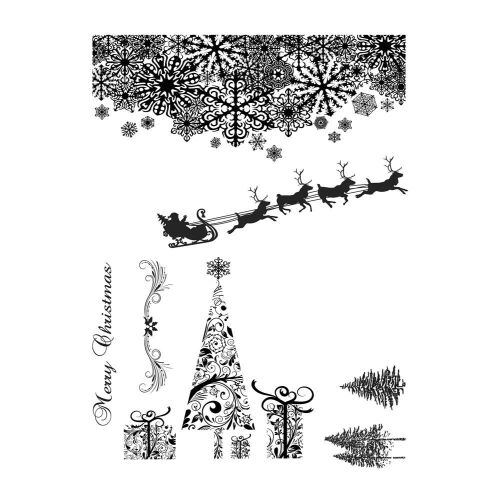 IDB Stempelgummi - Here comes Santa