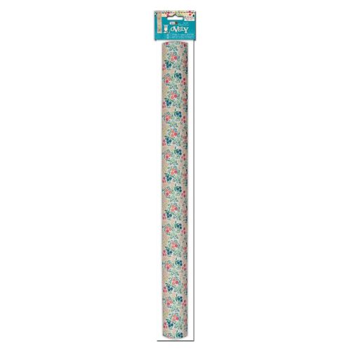 DOC Adhesive Fabric Paper Roll Sew Lovely Floral
