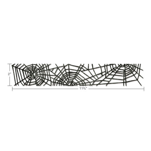 Sizzlits Decorative Strip Die - Tim Holtz Alterations Cobwebs