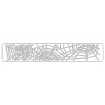 Sizzlits Decorative Strip Die - Tim Holtz Alterations Cobwebs