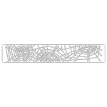 Sizzlits Decorative Strip Die - Tim Holtz Alterations Cobwebs