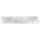 Sizzlits Decorative Strip Die - Tim Holtz Alterations Cobwebs