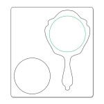Sizzix Bigz Die - Tim Holtz Alterations Deco Mirror