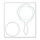 Sizzix Bigz Die - Tim Holtz Alterations Deco Mirror
