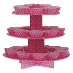 DVC Cupcake Stand - Pink Polka Dot