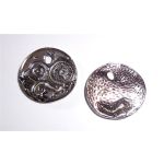 STK Charm - Steampunk Uhrwerk Silber