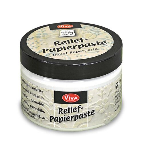 VID Relief-Papierpaste - Altweiss