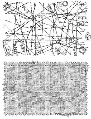 VID Clear Stempel - Hintergrund Textil