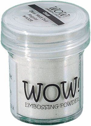 WOW Embossing Powder - Clear Matt Dull Regular 160ml