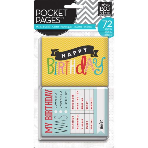 MBI Pocket Pages - Themed Cards Happy Birthday