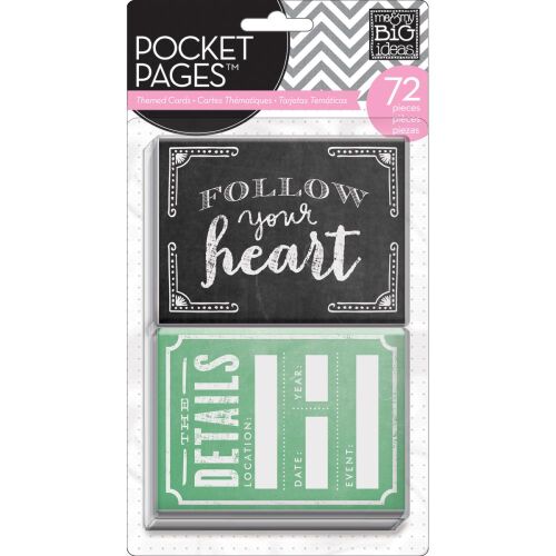 MBI Pocket Pages - Themed Cards Follow your Heart