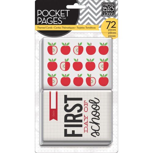 MBI Pocket Pages - Themed Cards School