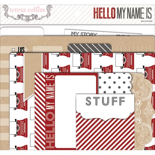 TCL File Folder - Hello My Name is